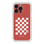 スリムプロテクションプレミアムケース［ Racing checkered flag Red - レーシングチェッカーフラッグ レッド ］