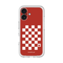 スリムプロテクションプレミアムケース［ Racing checkered flag Red - レーシングチェッカーフラッグ レッド ］