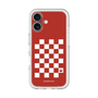 スリムプロテクションプレミアムケース［ Racing checkered flag Red - レーシングチェッカーフラッグ レッド ］