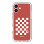 スリムプロテクションプレミアムケース［ Racing checkered flag Red - レーシングチェッカーフラッグ レッド ］