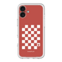 スリムプロテクションプレミアムケース［ Racing checkered flag Red - レーシングチェッカーフラッグ レッド ］