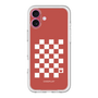 スリムプロテクションプレミアムケース［ Racing checkered flag Red - レーシングチェッカーフラッグ レッド ］