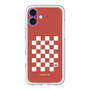 スリムプロテクションプレミアムケース［ Racing checkered flag Red - レーシングチェッカーフラッグ レッド ］