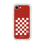 スリムプロテクションプレミアムケース［ Racing checkered flag Red - レーシングチェッカーフラッグ レッド ］