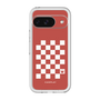 スリムプロテクションプレミアムケース［ Racing checkered flag Red - レーシングチェッカーフラッグ レッド ］