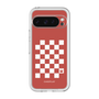 スリムプロテクションプレミアムケース［ Racing checkered flag Red - レーシングチェッカーフラッグ レッド ］