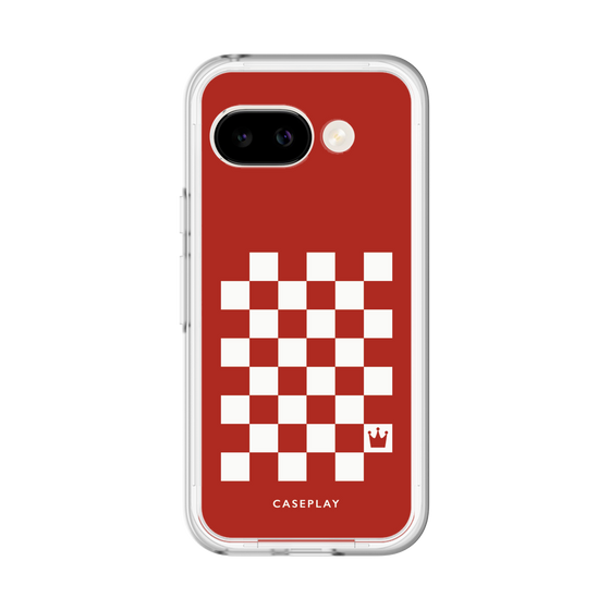 スリムプロテクションプレミアムケース［ Racing checkered flag Red - レーシングチェッカーフラッグ レッド ］
