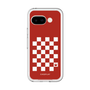 スリムプロテクションプレミアムケース［ Racing checkered flag Red - レーシングチェッカーフラッグ レッド ］