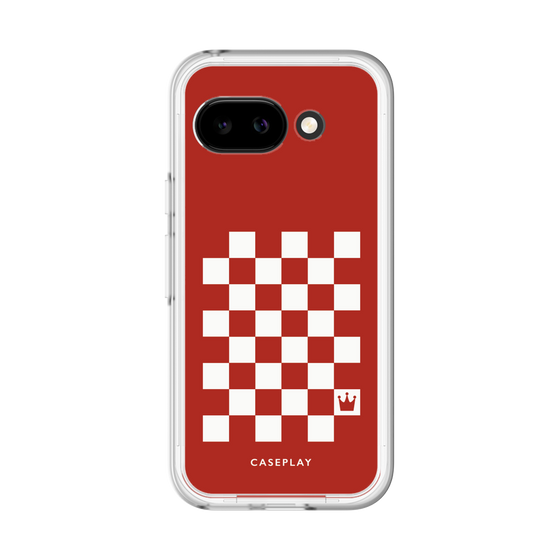 スリムプロテクションプレミアムケース［ Racing checkered flag Red - レーシングチェッカーフラッグ レッド ］