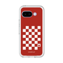 スリムプロテクションプレミアムケース［ Racing checkered flag Red - レーシングチェッカーフラッグ レッド ］