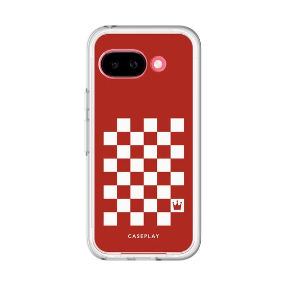 スリムプロテクションプレミアムケース［ Racing checkered flag Red - レーシングチェッカーフラッグ レッド ］