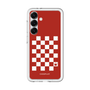 スリムプロテクションプレミアムケース［ Racing checkered flag Red - レーシングチェッカーフラッグ レッド ］