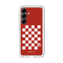 スリムプロテクションプレミアムケース［ Racing checkered flag Red - レーシングチェッカーフラッグ レッド ］