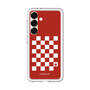 スリムプロテクションプレミアムケース［ Racing checkered flag Red - レーシングチェッカーフラッグ レッド ］