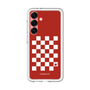 スリムプロテクションプレミアムケース［ Racing checkered flag Red - レーシングチェッカーフラッグ レッド ］