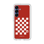 スリムプロテクションプレミアムケース［ Racing checkered flag Red - レーシングチェッカーフラッグ レッド ］
