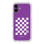 スリムプロテクションプレミアムケース［ Racing checkered flag Purple - レーシングチェッカーフラッグ パープル ］