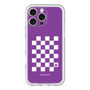 スリムプロテクションプレミアムケース［ Racing checkered flag Purple - レーシングチェッカーフラッグ パープル ］