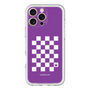 スリムプロテクションプレミアムケース［ Racing checkered flag Purple - レーシングチェッカーフラッグ パープル ］