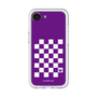 スリムプロテクションプレミアムケース［ Racing checkered flag Purple - レーシングチェッカーフラッグ パープル ］