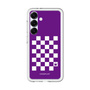 スリムプロテクションプレミアムケース［ Racing checkered flag Purple - レーシングチェッカーフラッグ パープル ］