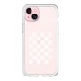 スリムプロテクションプレミアムケース［ Racing checkered flag White - レーシングチェッカーフラッグ ホワイト ］
