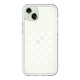 スリムプロテクションプレミアムケース［ Racing checkered flag White - レーシングチェッカーフラッグ ホワイト ］