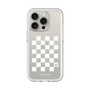 スリムプロテクションプレミアムケース［ Racing checkered flag White - レーシングチェッカーフラッグ ホワイト ］