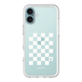 スリムプロテクションプレミアムケース［ Racing checkered flag White - レーシングチェッカーフラッグ ホワイト ］