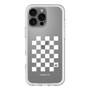 スリムプロテクションプレミアムケース［ Racing checkered flag White - レーシングチェッカーフラッグ ホワイト ］