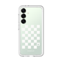 スリムプロテクションプレミアムケース［ Racing checkered flag White - レーシングチェッカーフラッグ ホワイト ］