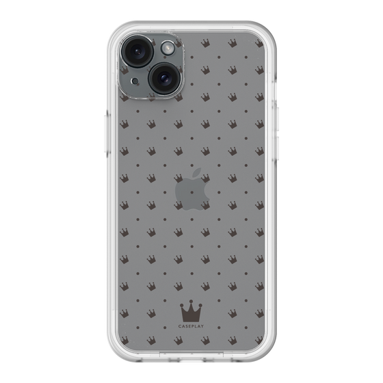スリムプロテクションプレミアムケース［ CASEPLAY Crown dots Black - ケースプレイ・クラウン・ドッツ ブラック ］