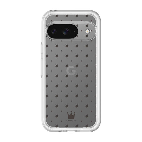 スリムプロテクションプレミアムケース［ CASEPLAY Crown dots Black - ケースプレイ・クラウン・ドッツ ブラック ］