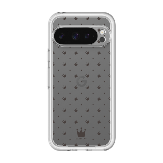 スリムプロテクションプレミアムケース［ CASEPLAY Crown dots Black - ケースプレイ・クラウン・ドッツ ブラック ］