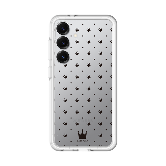 スリムプロテクションプレミアムケース［ CASEPLAY Crown dots Black - ケースプレイ・クラウン・ドッツ ブラック ］