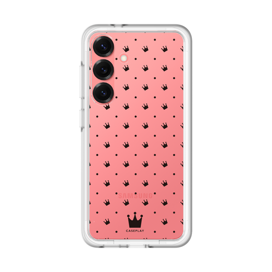 スリムプロテクションプレミアムケース［ CASEPLAY Crown dots Black - ケースプレイ・クラウン・ドッツ ブラック ］