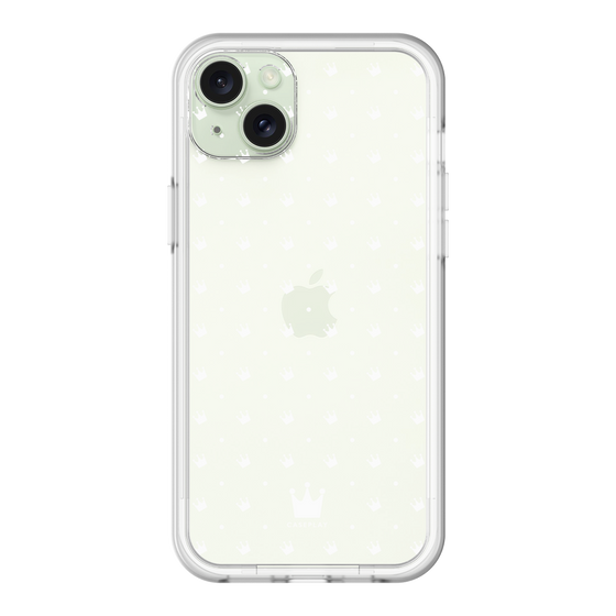 スリムプロテクションプレミアムケース［ CASEPLAY Crown dots White - ケースプレイ・クラウン・ドッツ ホワイト ］