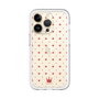 スリムプロテクションプレミアムケース［ CASEPLAY Crown dots Red - ケースプレイ・クラウン・ドッツ レッド ］