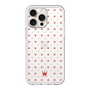 スリムプロテクションプレミアムケース［ CASEPLAY Crown dots Red - ケースプレイ・クラウン・ドッツ レッド ］