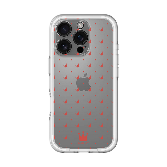 スリムプロテクションプレミアムケース［ CASEPLAY Crown dots Red - ケースプレイ・クラウン・ドッツ レッド ］