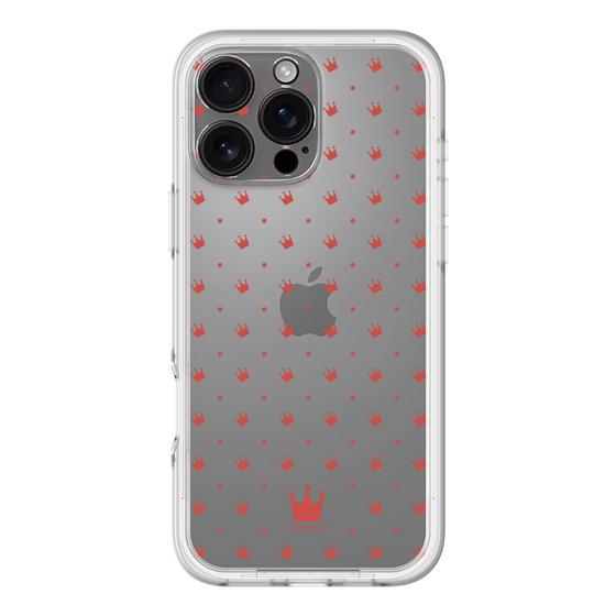 スリムプロテクションプレミアムケース［ CASEPLAY Crown dots Red - ケースプレイ・クラウン・ドッツ レッド ］