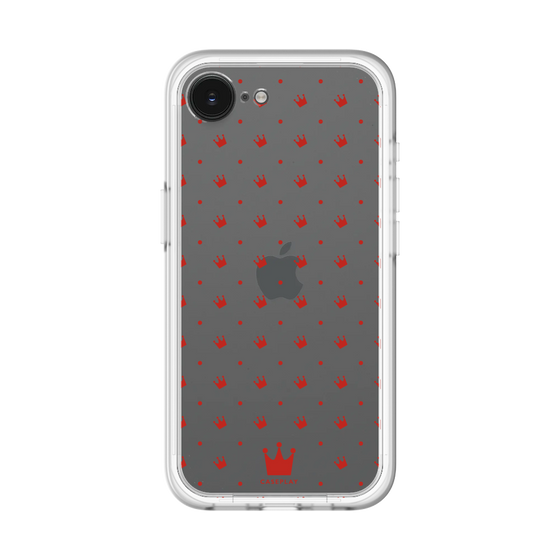 スリムプロテクションプレミアムケース［ CASEPLAY Crown dots Red - ケースプレイ・クラウン・ドッツ レッド ］