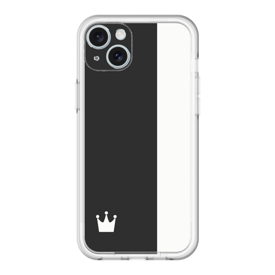 スリムプロテクションプレミアムケース［ CASEPLAY Bi-Colors Black & White - ケースプレイ・バイカラー ブラック＆ホワイト ］