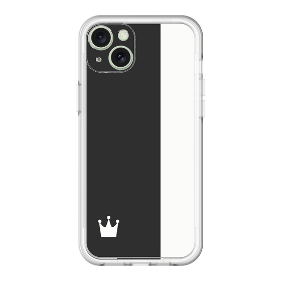 スリムプロテクションプレミアムケース［ CASEPLAY Bi-Colors Black & White - ケースプレイ・バイカラー ブラック＆ホワイト ］