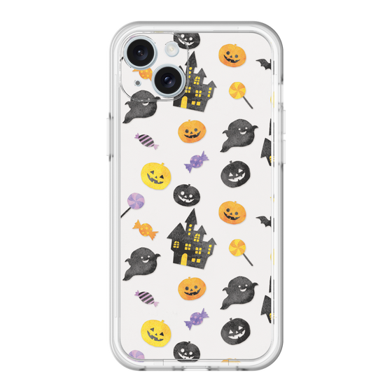 スリムプロテクションプレミアムケース［ Halloween Party - White ］