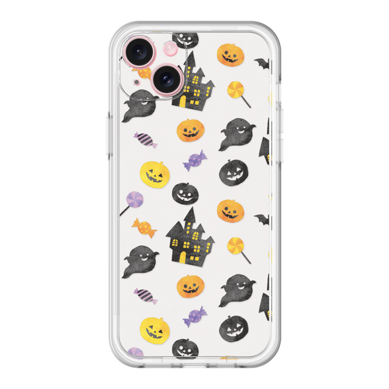 スリムプロテクションプレミアムケース［ Halloween Party - White ］