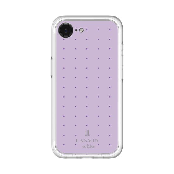 スリムプロテクションプレミアムケース［ LANVIN en Bleu Tiny dots Purple - ランバン ドット パープル ］
