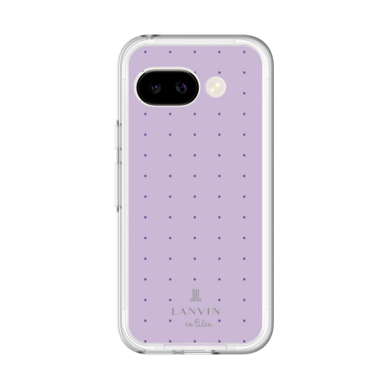 スリムプロテクションプレミアムケース［ LANVIN en Bleu Tiny dots Purple - ランバン ドット パープル ］