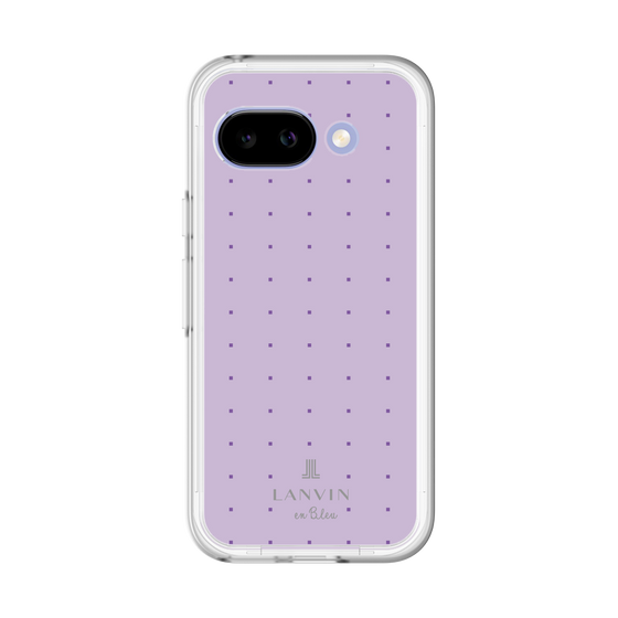 スリムプロテクションプレミアムケース［ LANVIN en Bleu Tiny dots Purple - ランバン ドット パープル ］