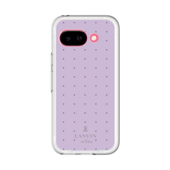 スリムプロテクションプレミアムケース［ LANVIN en Bleu Tiny dots Purple - ランバン ドット パープル ］